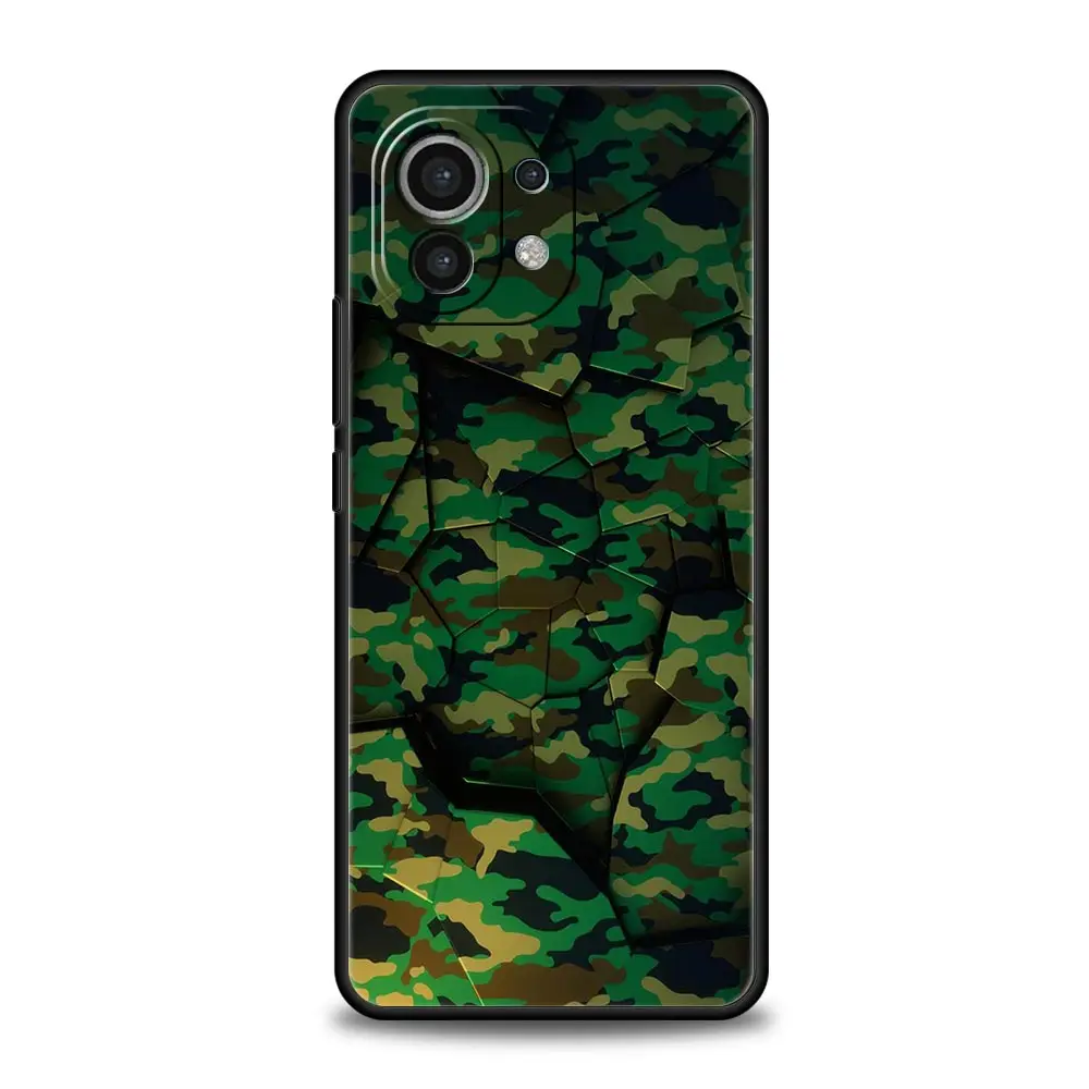 Camouflage Military-Style Soft TPU Phone Case