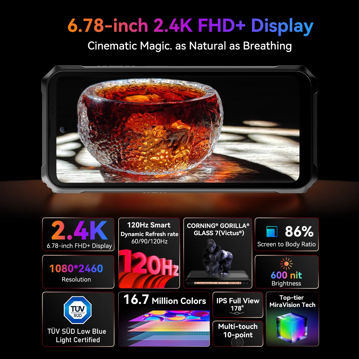 [World Premiere] Blackview BL9000 PRO 5G Rugged Phone 6.78'' 24GB 512GB Infrared Imaging FLIR® 8800mAh Android 14 Smartphone NFC 6