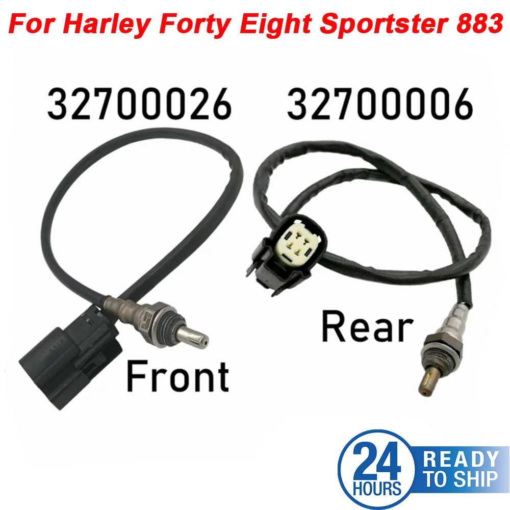 2 Pz 32700026 32700006 Sensore Di Ossigeno Anteriore E Posteriore Per H-Arley Davidson Sportster 883 1200 70Two Forty Eight 14-18