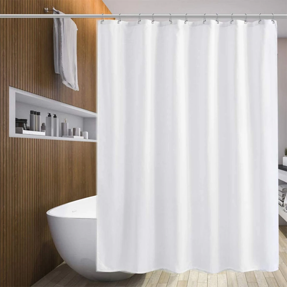 12pcs Curtain Hooks Rollerball Metal Curtain Rings Polished Anti-Drop Rust Proof Decorative Accessories for Bathroom Shower Rods
