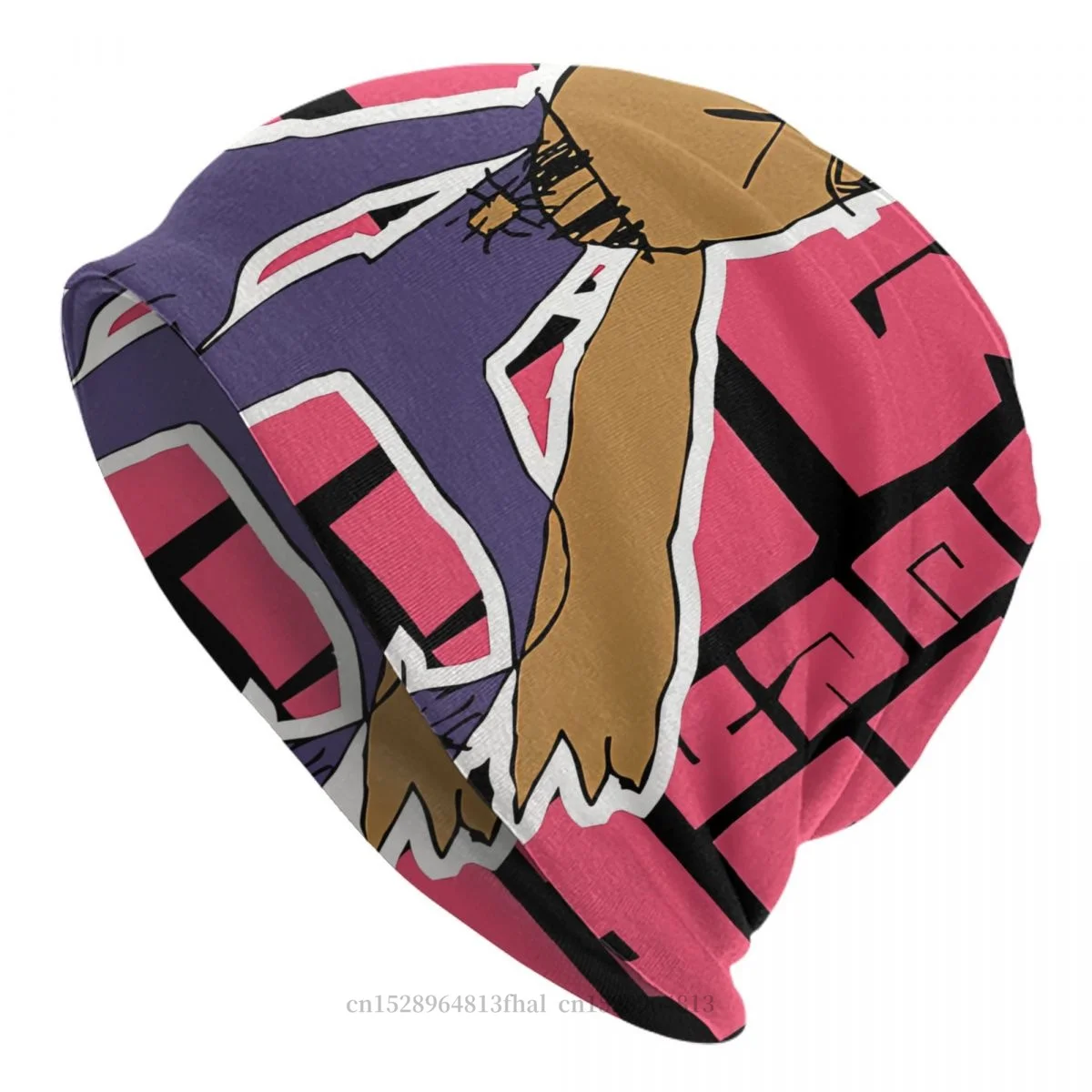 

Мужская тонкая шапка I'm Very Bad, модные художественные шапки в стиле граффити, облегающие шапки, шапки для мужчин и женщин, стильные тканевые шапки