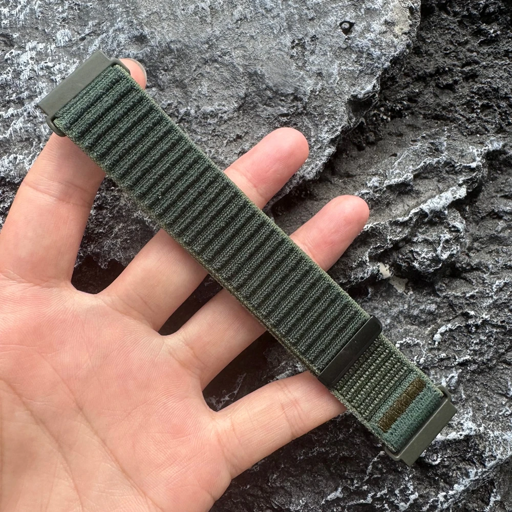 Breathable Nylon Sports Watch Strap, 20mm