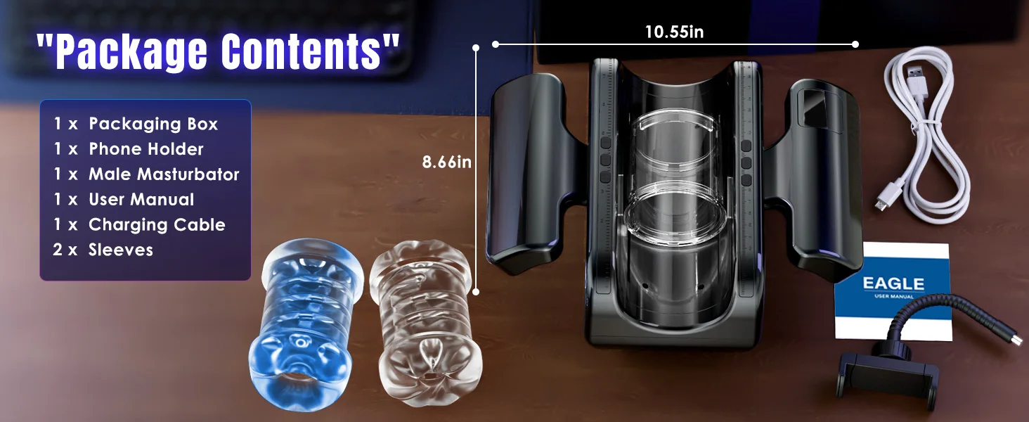 HeartCaptor Electric Male Masturbator Cup Automatic Telescopic Thrusting Handsfree Adult Toy - Details 37