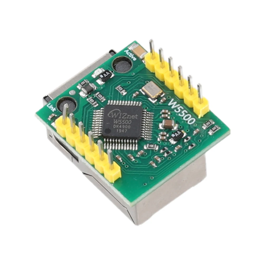 USR-ES1 SPI-LAN/이더넷 변환기, W5500 이더넷 모듈, 3.3V TCP/IP 마이크로컨트롤러, TCP/IP 스마트 전자 제품