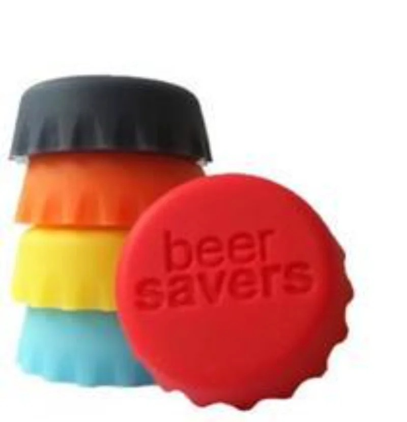 6pcs Beer Cover Soda Cola Lid Wine Saver Stopper for Kitchen Bar Supply Soft Silicone Non-toxic Reusable Silicone Bottle Caps images - 6