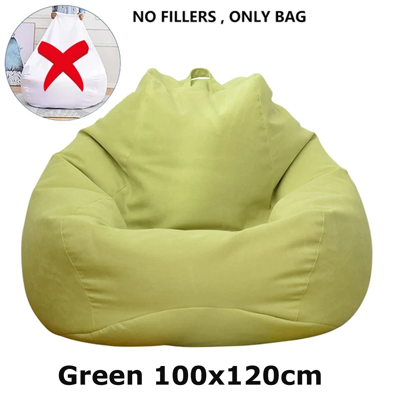 Luxurious Large Bean Bag Lounger Cover - Plush, Comfortable & Stylish Passive Seating Solution
