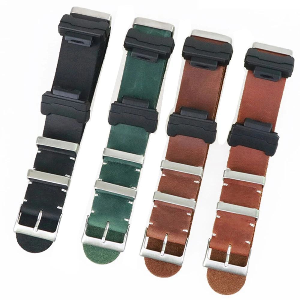 Cinturino In Vera Pelle Per Casio G-Shock Ga-110/100/120/150/200/400 Gd-100/110/120 Dw-5600 Gw-6900 G-8900 Cinturino Cinturino
