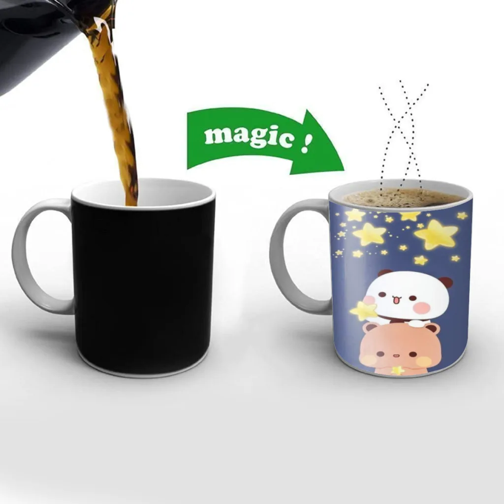 Tazza In Ceramica Panda Dab Style, 9x10 Cm, Divertente E Simpatica, Regalo Personalizzabile Fronte/retro