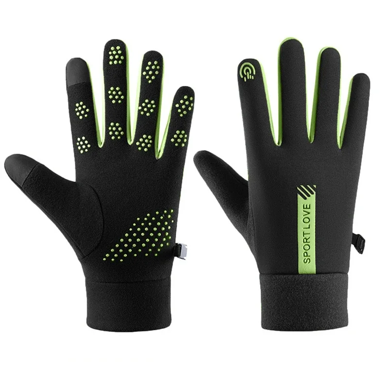 Women Cycling Bike Thermal Cold Resistance Wind Waterproof Bicycle Winter Gloves Outdoor Running Skiing Mittens
