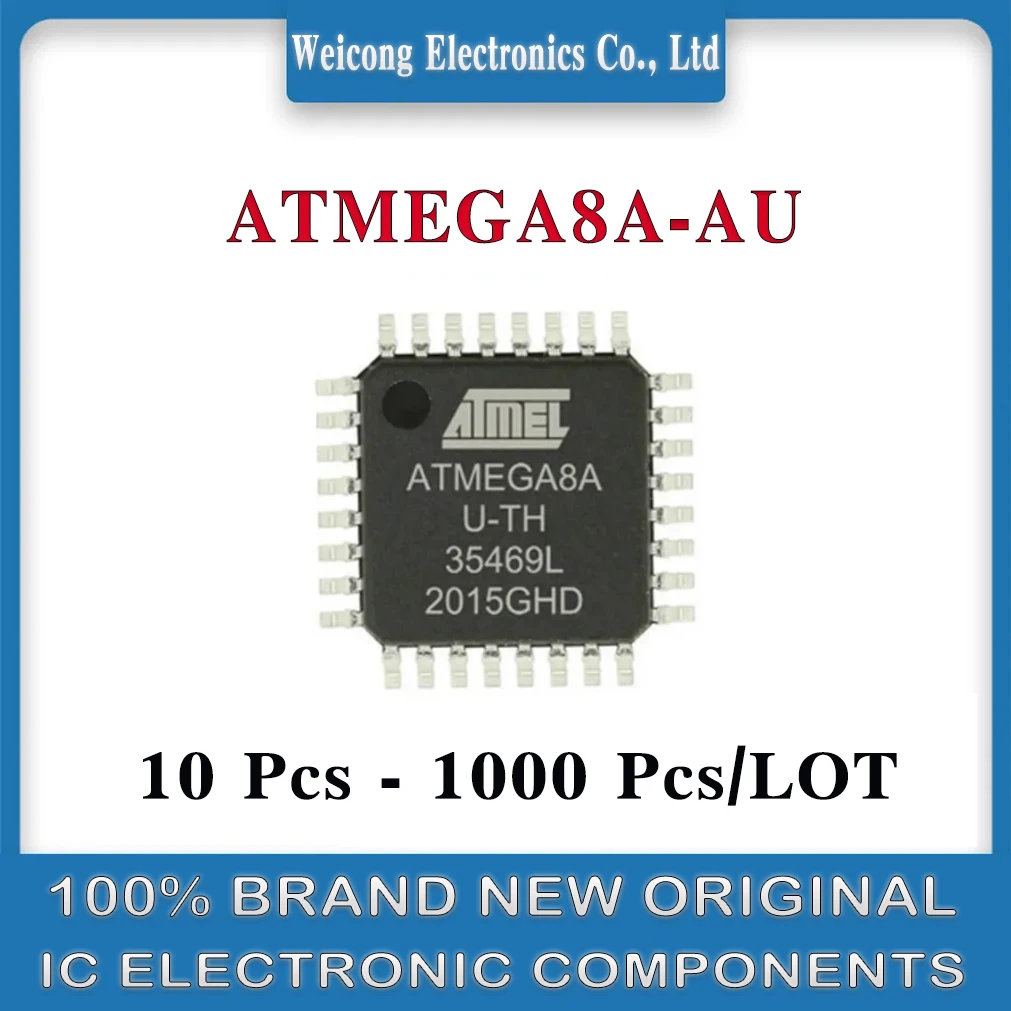 

ATMEGA8A-AU ATMEGA8A ATMEGA8 ATMEGA ATM IC MCU 8BIT 8KB FLASH TQFP-32 Chipset