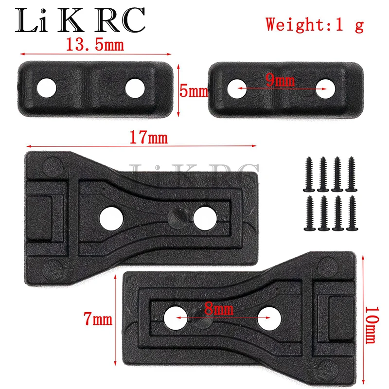 

1 Set 1/10 Simulation Climbing Vehicle Trojan Man Cover Hinge Pad for AXIAL SCX10 III AXI03007