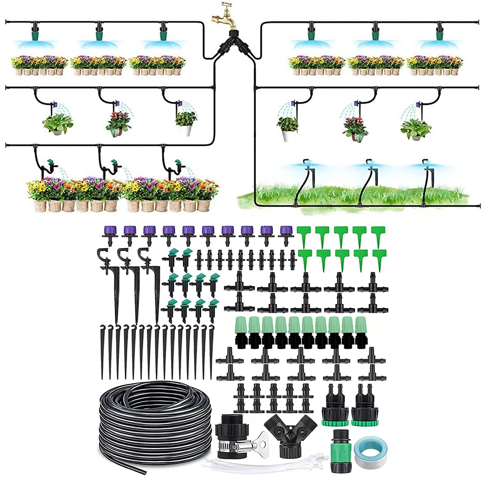 1 Ensemble Système D'irrigation Goutte À Goutte Bricolage - Temu Belgium