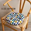 Thicken Dining Chair Cushion Warm 10styles 40*40cm Student Seat Cushion Non-slip Round Cushion Student Office Canteen 6