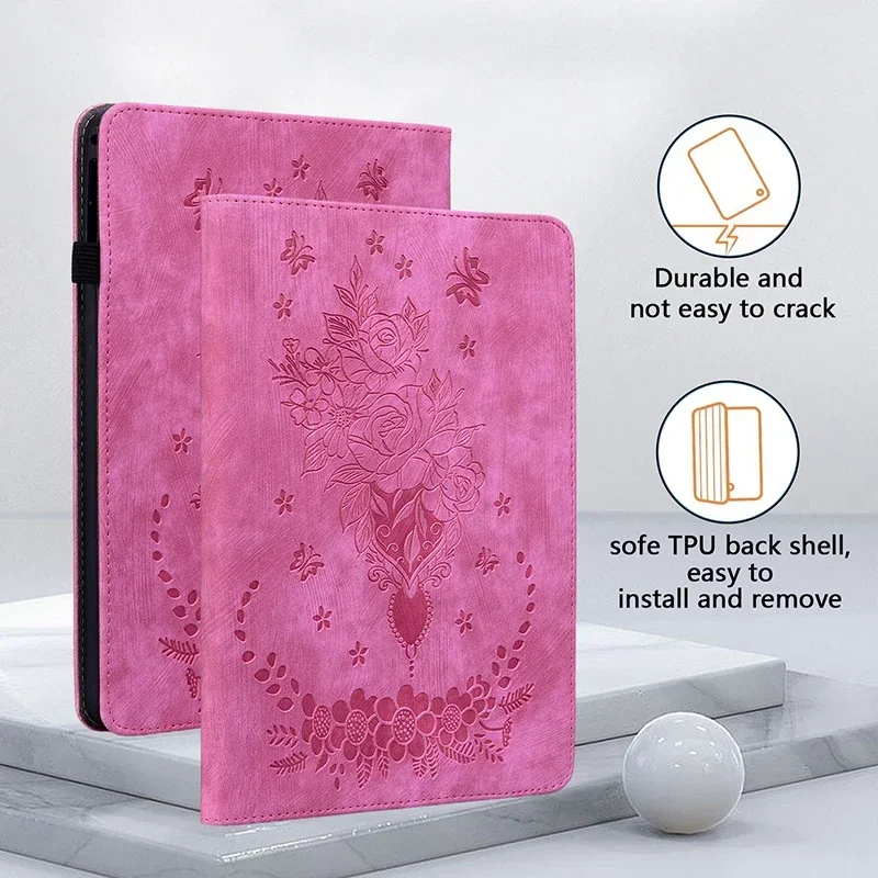 Premium Leather Tablet Case - Versatile and Stylish Protection