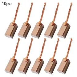 10pcs High quality Generic J460 Hand Tools Carbon Brushes Wire Leads Generator Electric Motor Brush Replacement