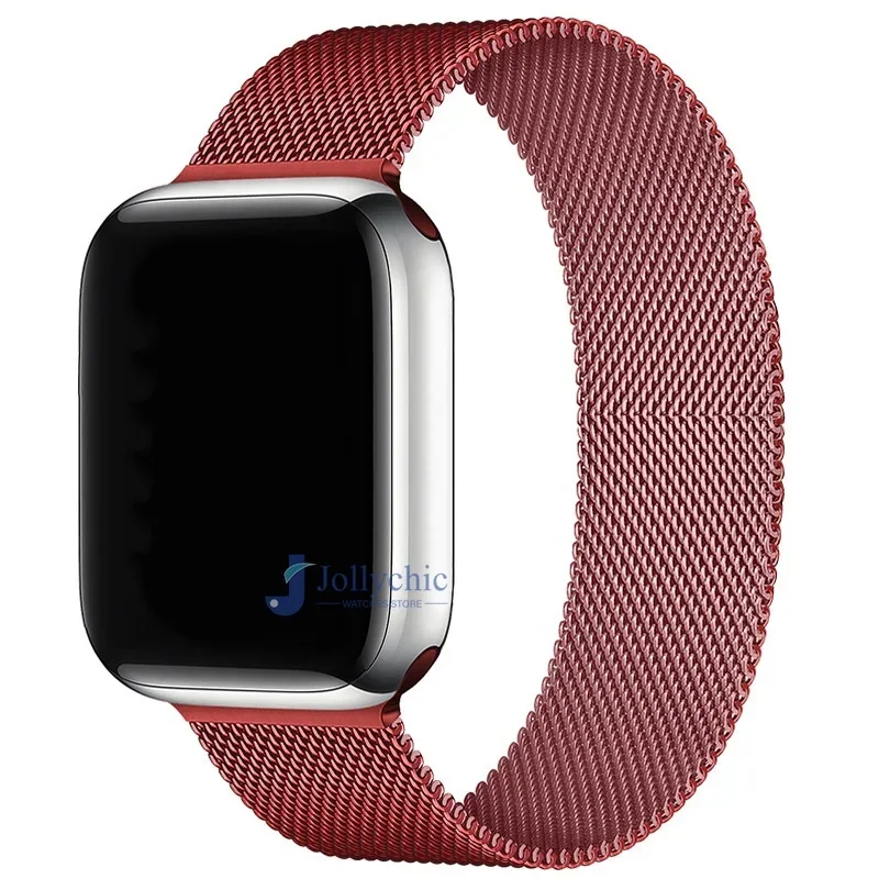 Luxury Milanese Metal Strap for Apple Watch - Elegant Bracelet Design