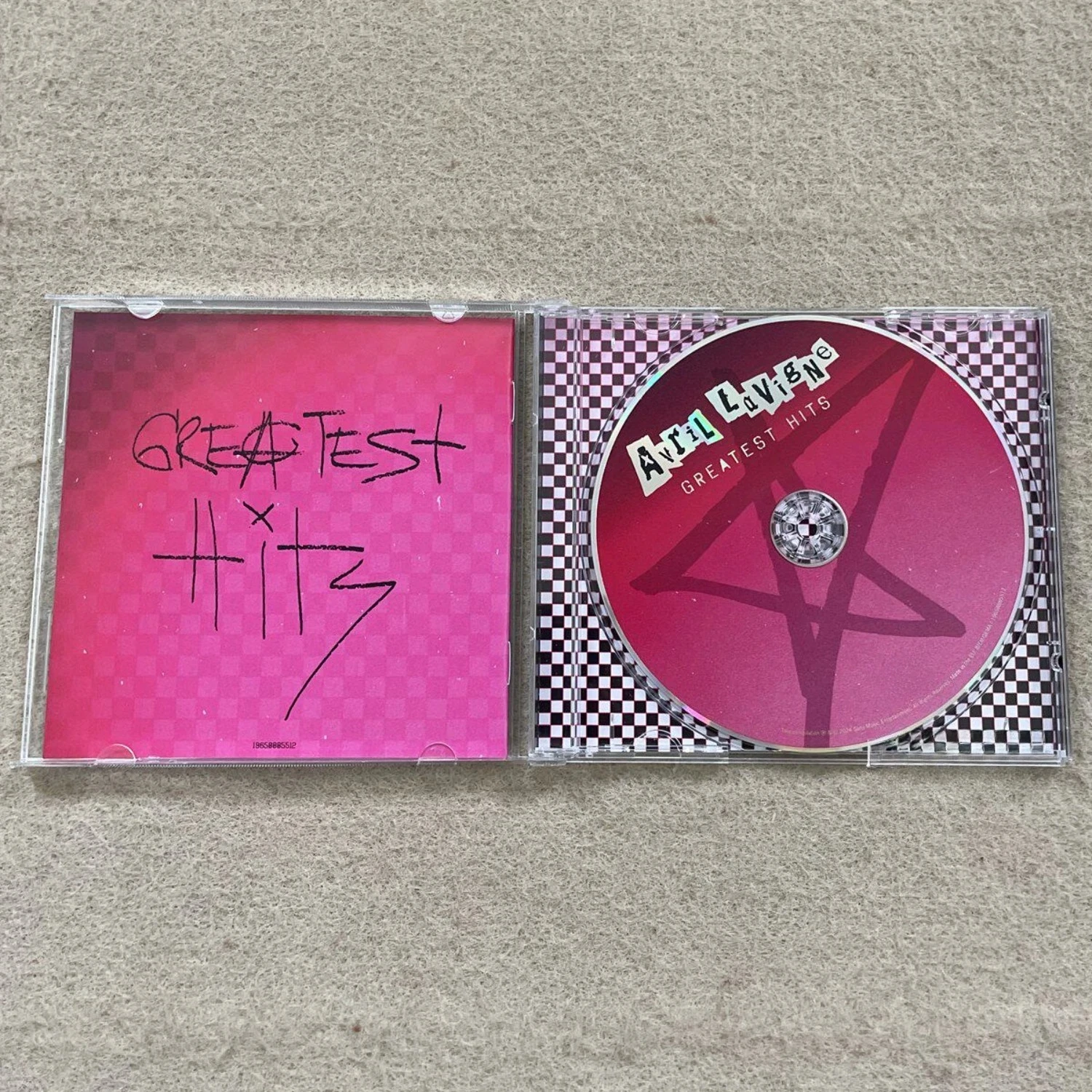 Vintage Pop Punk Female Vocal Music CD with Retro Grunge Style Pink Cover - Audiophile Collectible