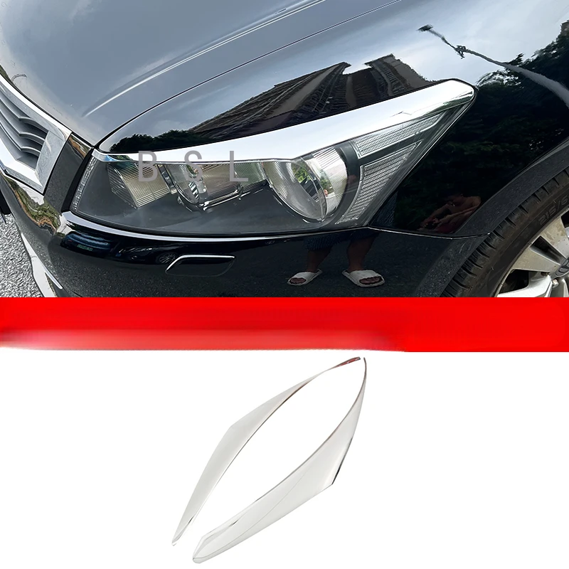

Front head light Eyebrow cover ABS Chrome trim For Honda CRV CR-V 2008-2013