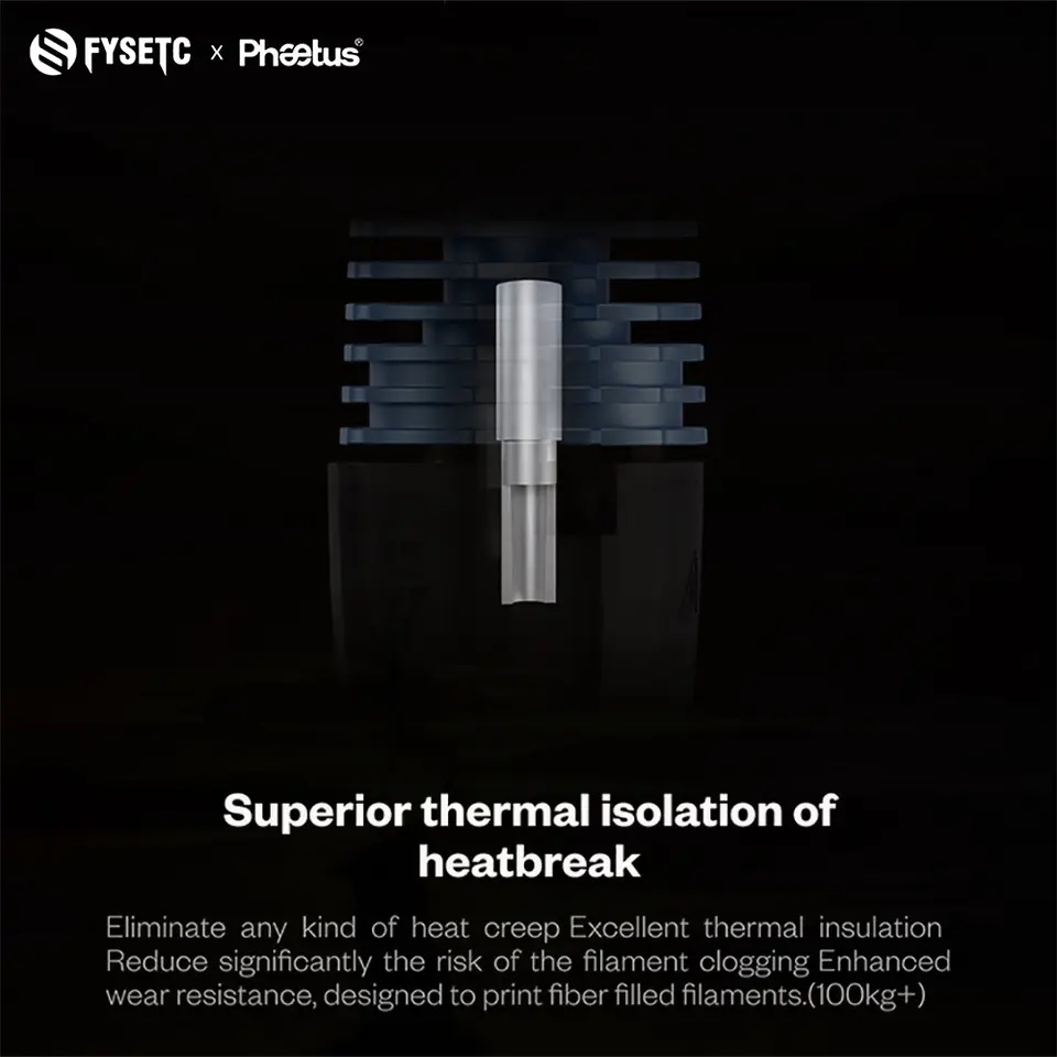 FYSETC Phaetus Rapido Hotend 2.0 HF/UHF Support Fast Printing and Fast Heating For Voron Vzbot 3d Printers image 3