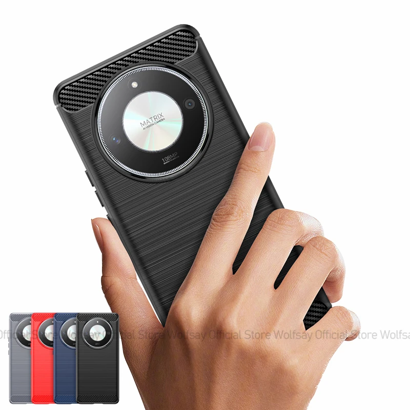 Per Honor X9B Custodia Honor X9B X8B X7B Cover Custodie In Tpu Spazzolato Di Lusso Cover Posteriore Protettiva In Silicone Antiurto Honor X9B