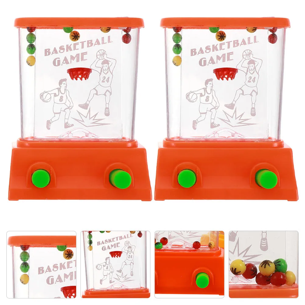2pcs Water Ring Toss Handheld Game Machine Toy Parent-Child Interactive Game Ability Toy Throwing Circle Water Machine water ring toss game
