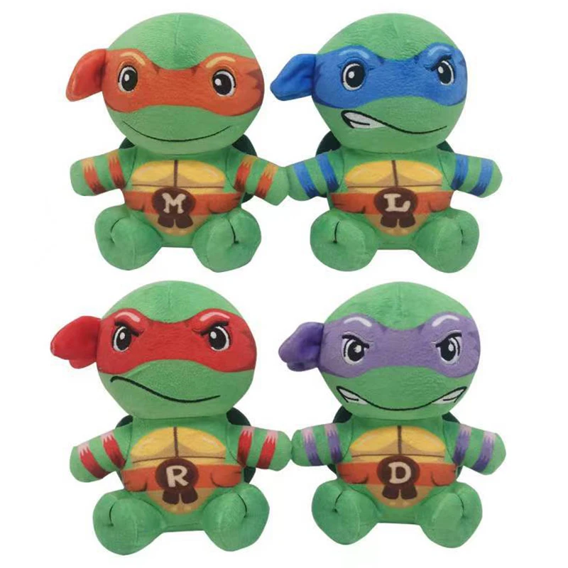 16Cm Teenage Mutant Ninja Turtles Tmnt Leonardo Raphael Sapphire Donatello Doll Peluche