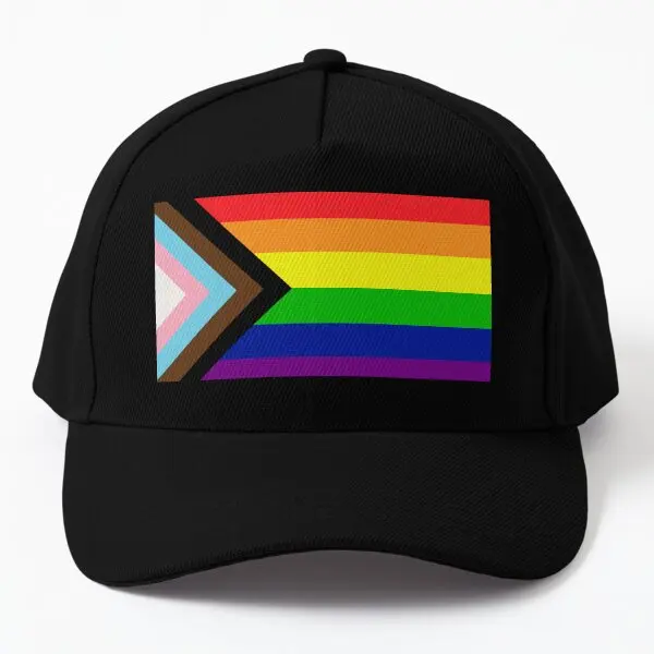 

Progress Pride Flag Baseball Cap Hat Fish Summer Boys Sport Black Sun Casual Women Hip Hop Czapka Printed Spring Outdoor