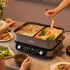 Midea 220V Double Flavour Electric Hotpot Electric Cooker 8L Multifunctional Pot 2000W Split Cooking Pot Non-stick Pan 5