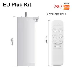 Smart Electric Curtain Motor with Silent Operation and Voice Control - Motor (EU Plug (Zigbee))