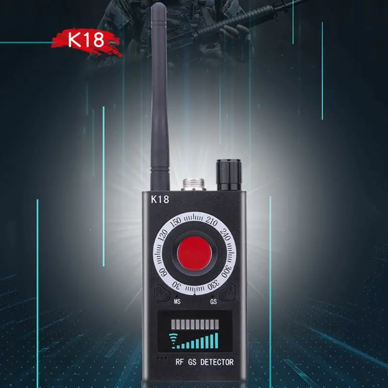 K18 Professional GPS Signal Trackeeer Anti-Spy RF Detector with USB Cord