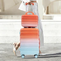 Ensemble de bagages PC rouge 14"/20" 2 pièces avec serrure à combinaison 1