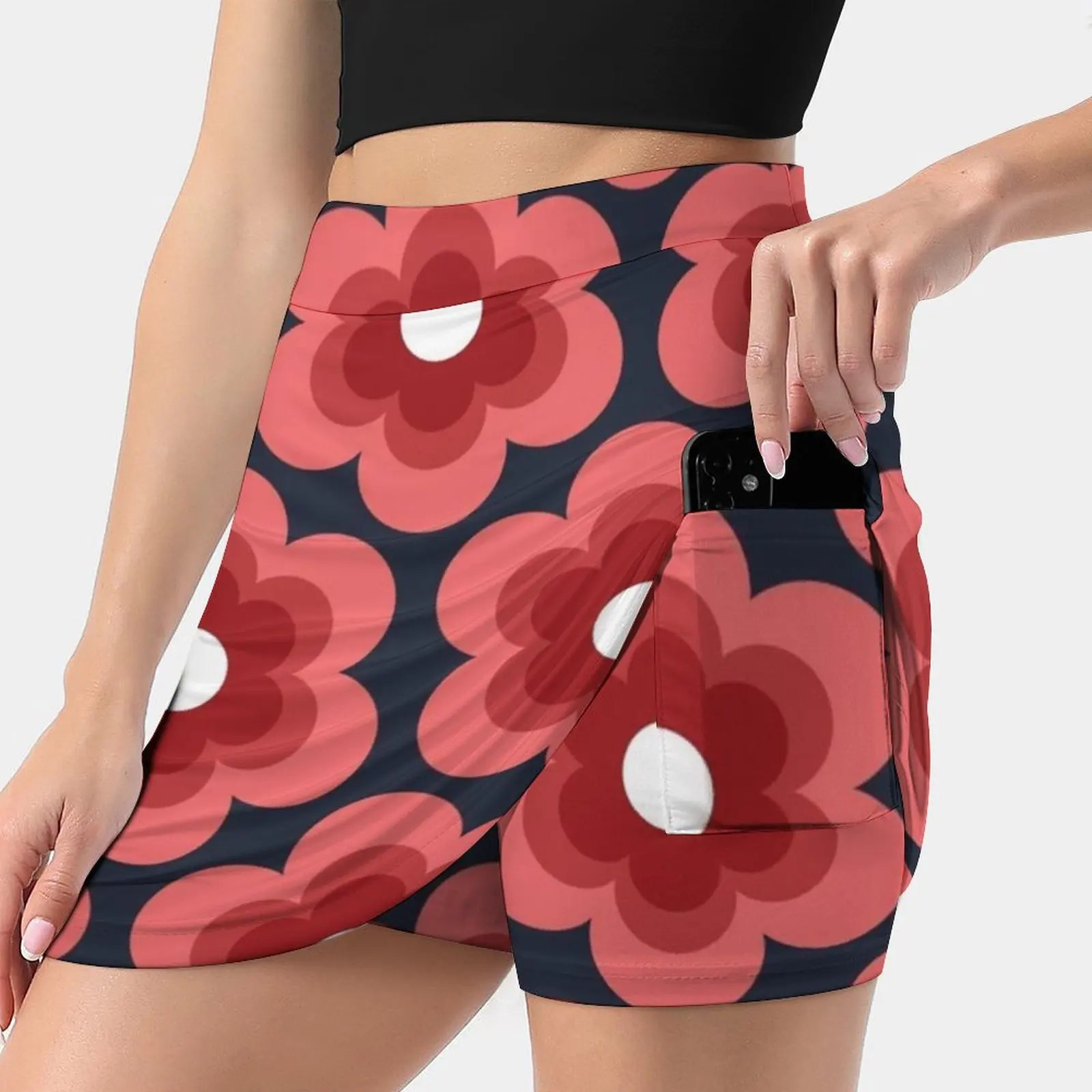 Gonna Da Donna Sweet Pea Con Gonna Da Tennis Tascabile In Pelle Gonne Da Golf Gonne Da Badminton Gonne Da Corsa Polly Flower Sweet Pea Retro