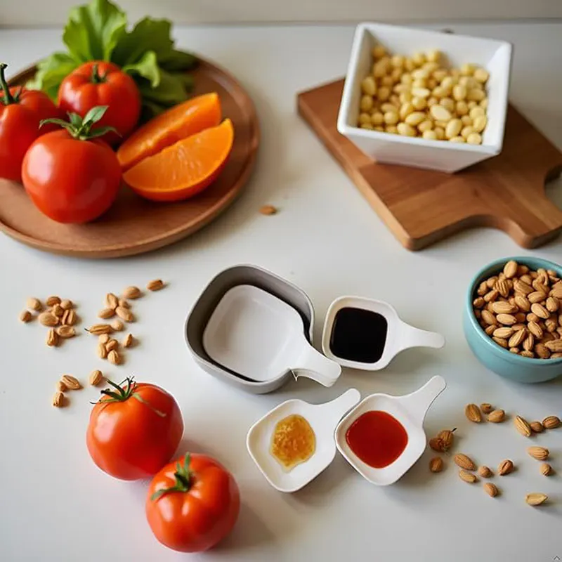 6pcs/set Dipping Sauce Tray and Bracket Soy Sauce Tray with Handle, Pickles, Dipping Dishes Mini Plastic Condiment Tray