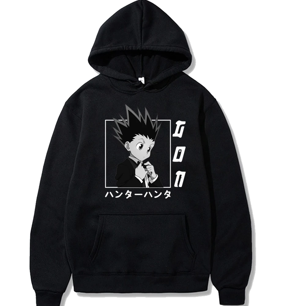 Hunter X GON Hoodie Japanese Anime Long Sleeves Loose with Pockets Unisex Clothes Man Hoodies Sweatshirt |