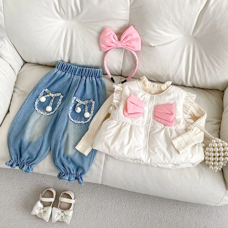 Autumn Baby Vest Infant Fleece Lining Coat