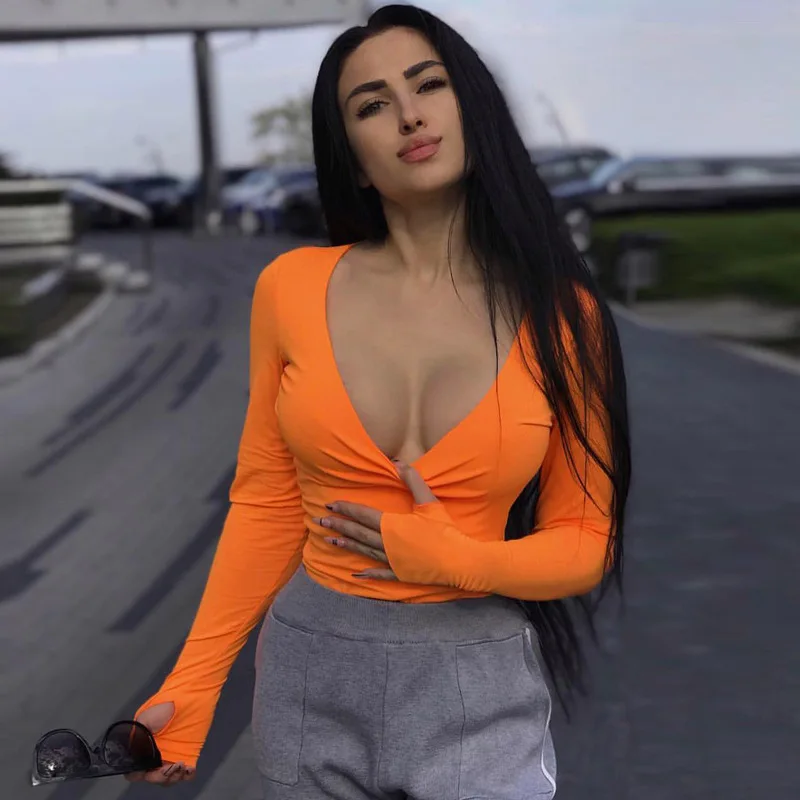 

summer long sleeve bodysuit women clothing slim fit one piece jumpsuit outfits bodycon rompers sexy streetwear fitness workout