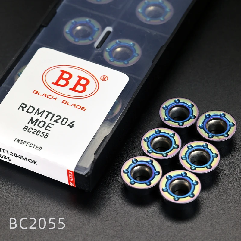 Turning Carbide Inserts BB Carbide Insert RPMT 1204 10T3 RDMT RPMW1003 R5 R6 CNC Machine Indexable Milling Plate Blade Roundness Turning Tool Cermet PCD