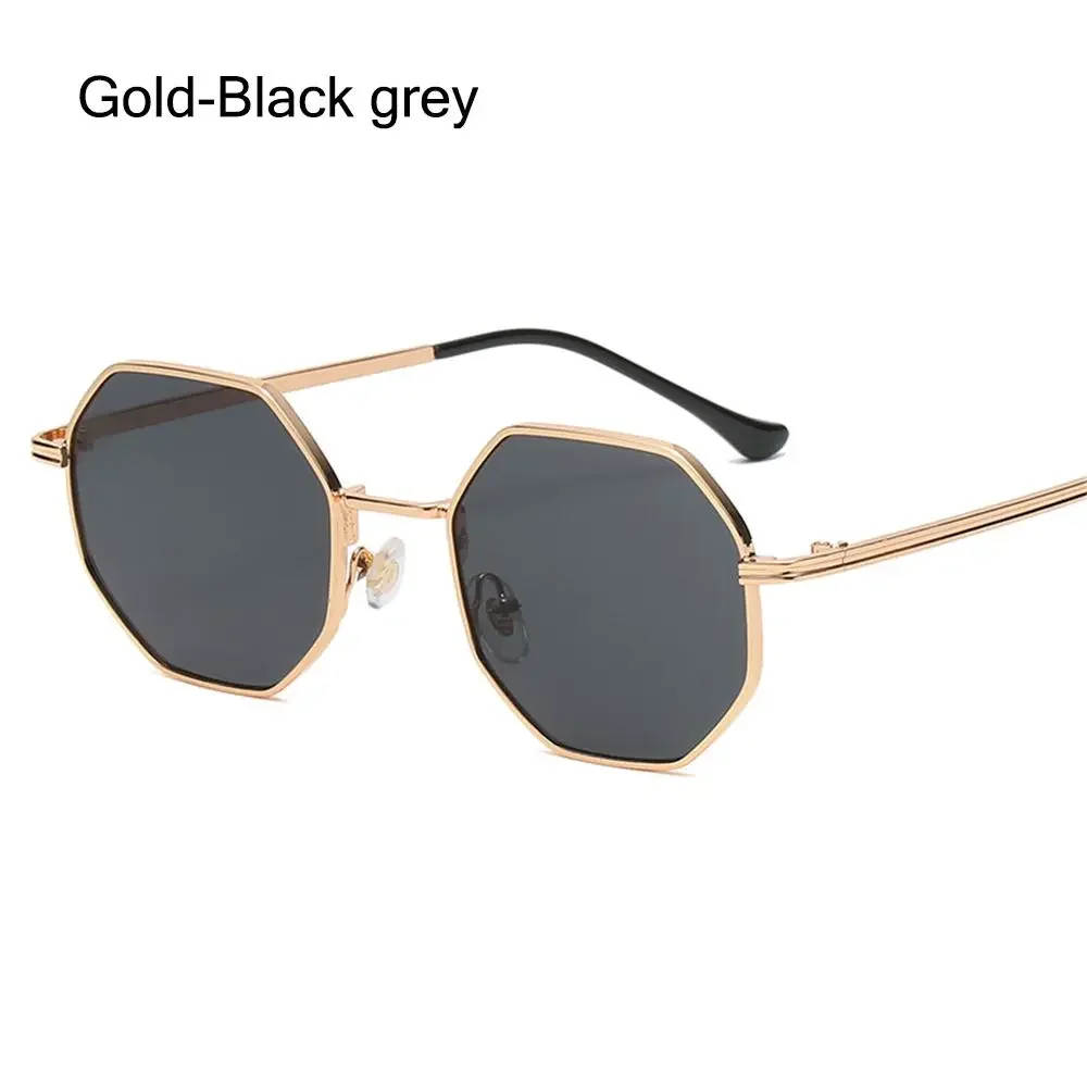 Unisex Round Metal Frame Sunglasses with UV400 Protection