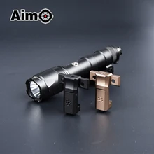 

Tactical Flashlight Aluminum Base Arisaka M600DF M600C Light LED 20mm Picatinny Rail Mount Airsoft Hunting Weapon Lamp Accessory