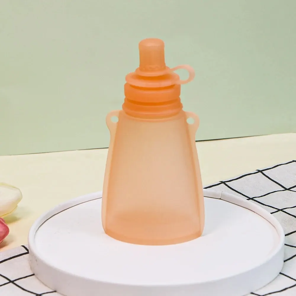 1 Silicone Breast Milk Storage Bag Portable Reusable Milk Frozen Fruit Puree breastmilk storage bags