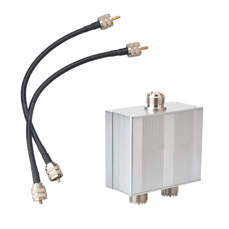 Ham Antenna Combiner VHF/UHF Frequency Linear Transit Station Duplexer DualBand