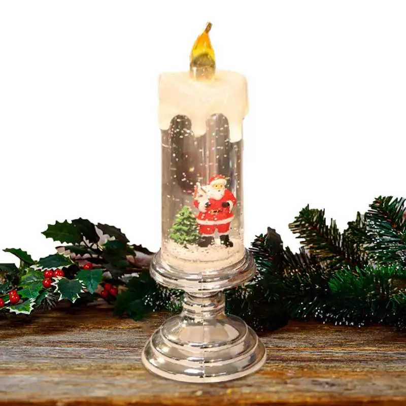 

Flameless Candle Christmas Candle Lights Color Changing Candles With Beautiful Warm Flash Create A Christmas Atmosphere For Part