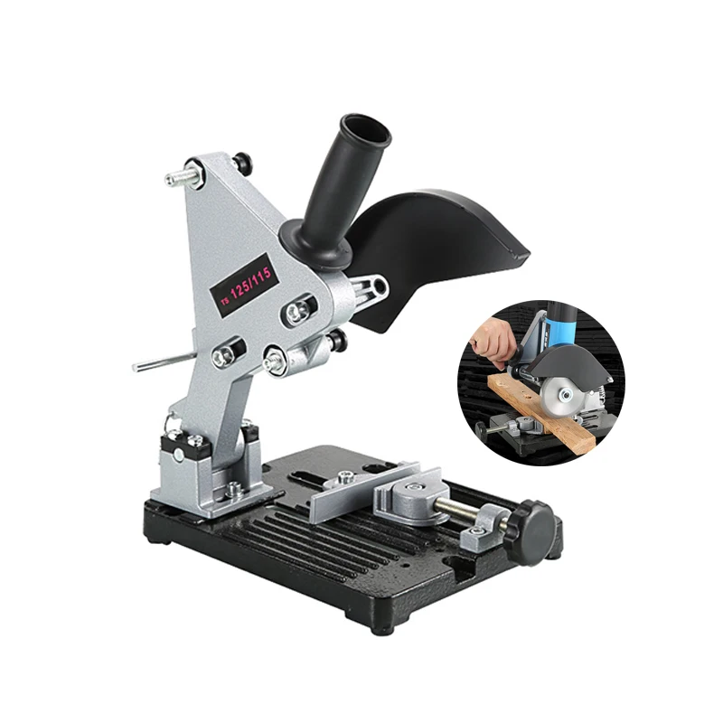 

Держатель для угловой шлифовальной машины, фиксированный фотоинструмент для деревообработки, подставка для режущей шлифовальной машины «сделай сам», кронштейн для угловой шлифовальной машины 100-125