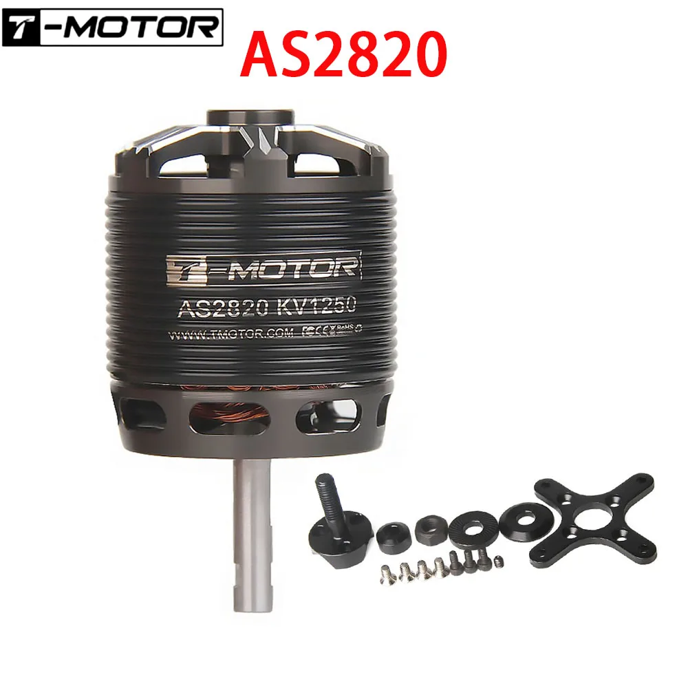 

T-MOTOR as2820 as 2820 длинный вал kv880 kv1050 kv1250 бесщеточный двигатель для fpv гоночного дрона с жестким крылом