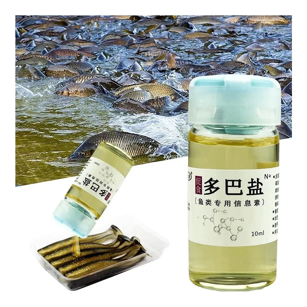 10ml Dopa Salt Strong Fish Shrimp Attractant Fishing Scent Spinner Flavor Oil Scents Cheese Smell For All Kind Of Lure And Bait fishing accessories fishing attractant