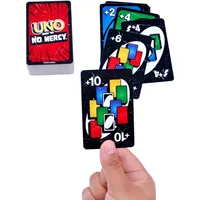 100% الأصلي ماتيل UNO Show 'Em No Mercy لعبة ببطاقات ورقية العلامة التجارية الأصلية,هدايا عيد الميلاد,ألعاب الطاولة,الأطراف العائلية السفر 4