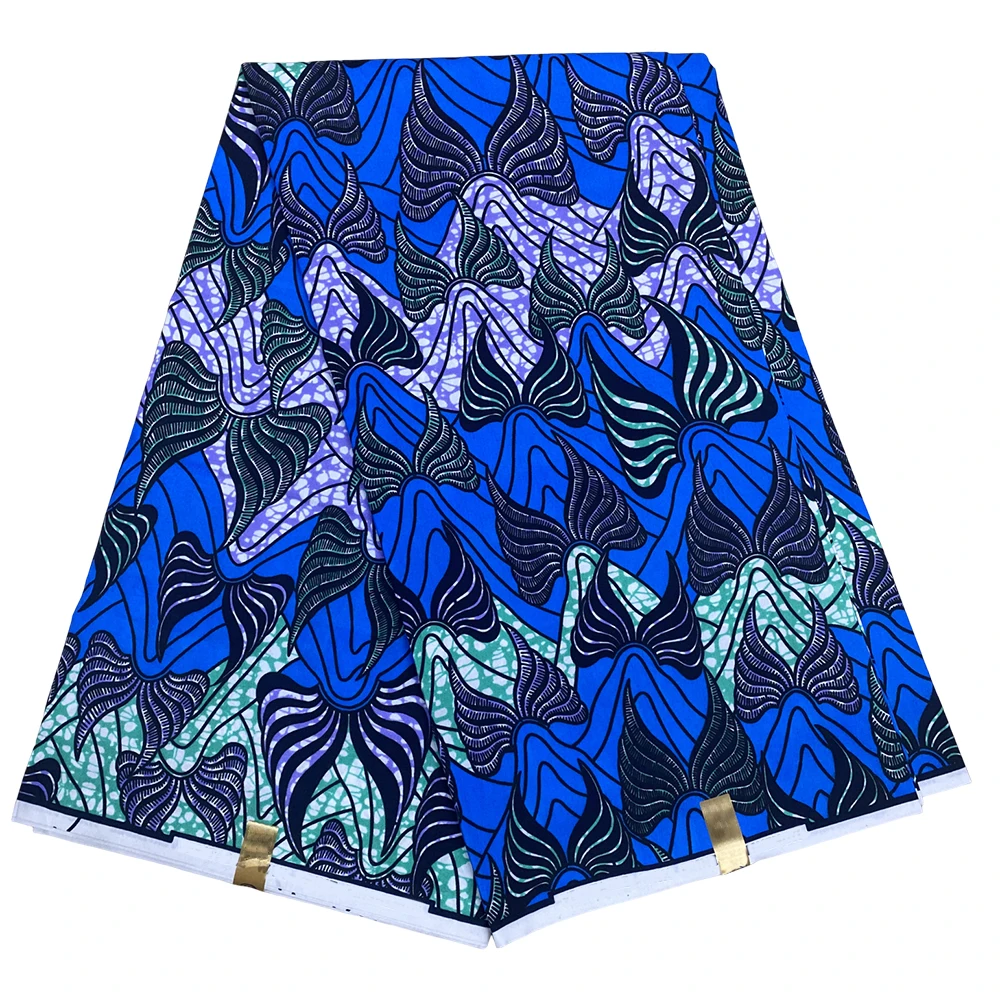 Fashion Batik Fabric Polyester Ankara Batik Printed High Quality African Fabric for Dresses