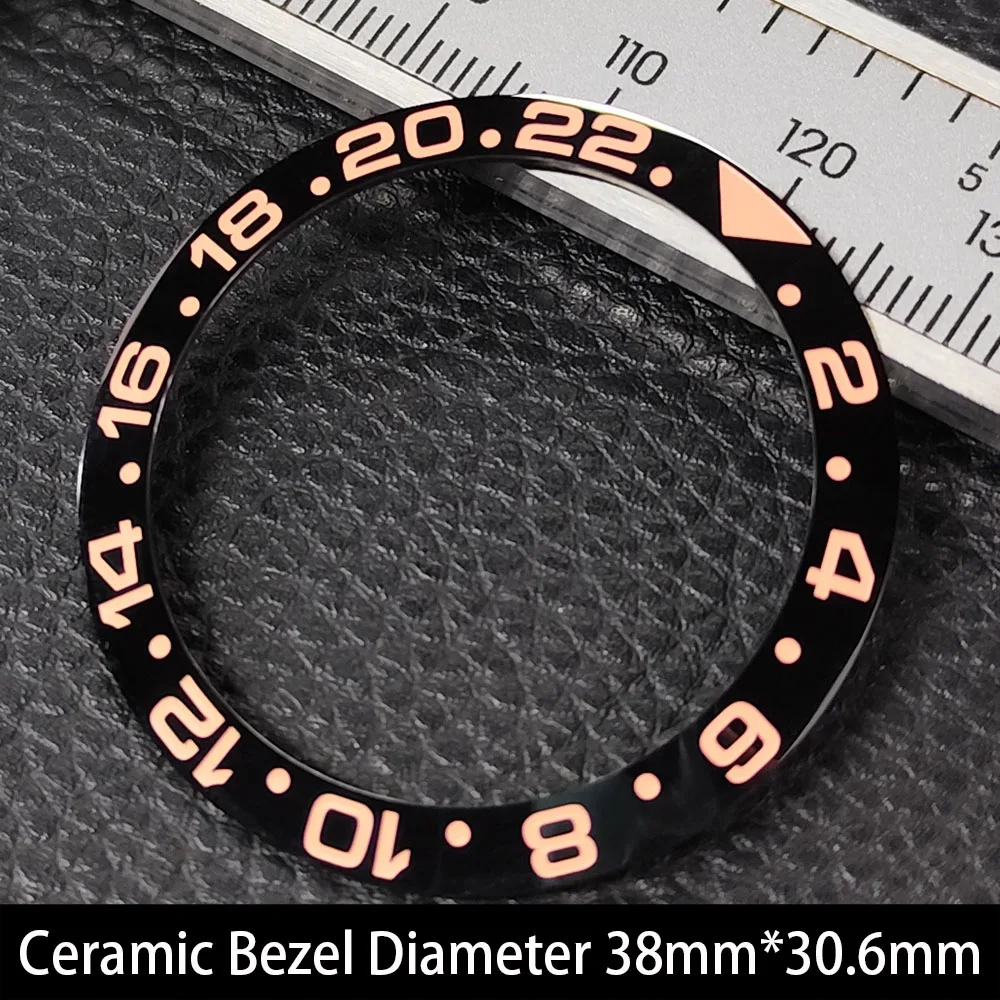 Elegant 38mm Ceramic Bezel Insert