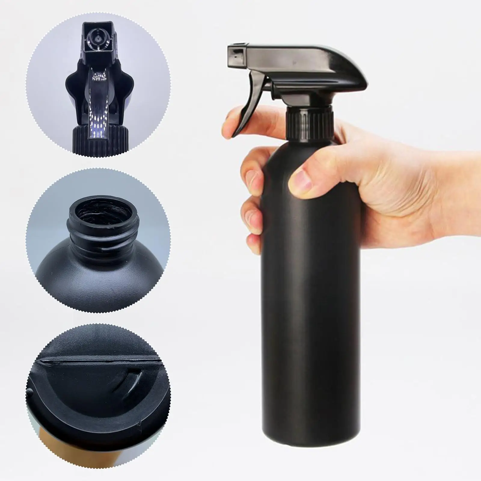 Botella con pulverizador de 500ml contenedor de pl stico rellenable vac botella-con-pulverizador-de-500ml-contenedor-de-pl-stico-rellenable-vac