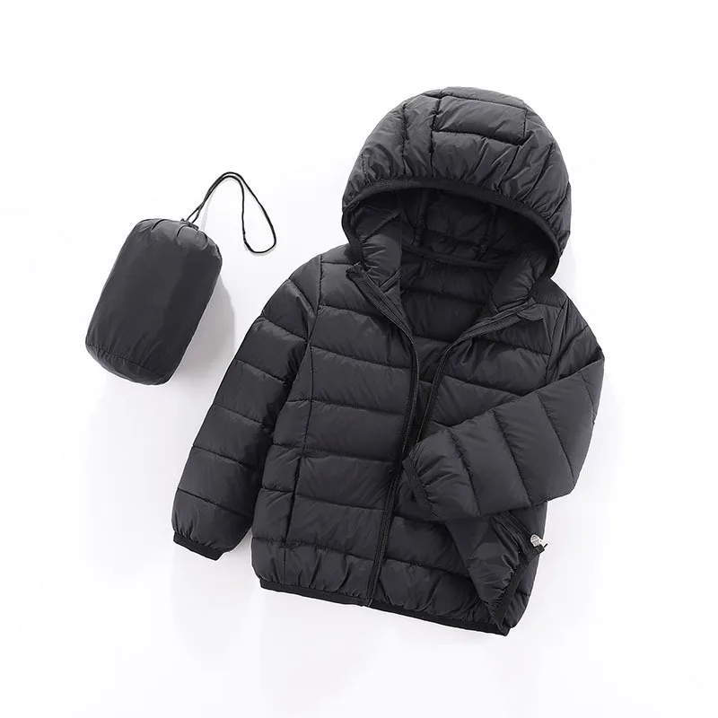 

Brand Winter Comfort Children's Down Jacket Outdoor Hoodie Boy Girls Jacket Vest For Children 1-8 Years Old Baby Gray Vest Child